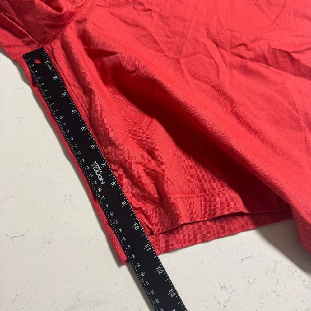 NWT Saddlebred Shorts Mens 52 Coral‎ Comfort Flex Big Tall Flat Front 10